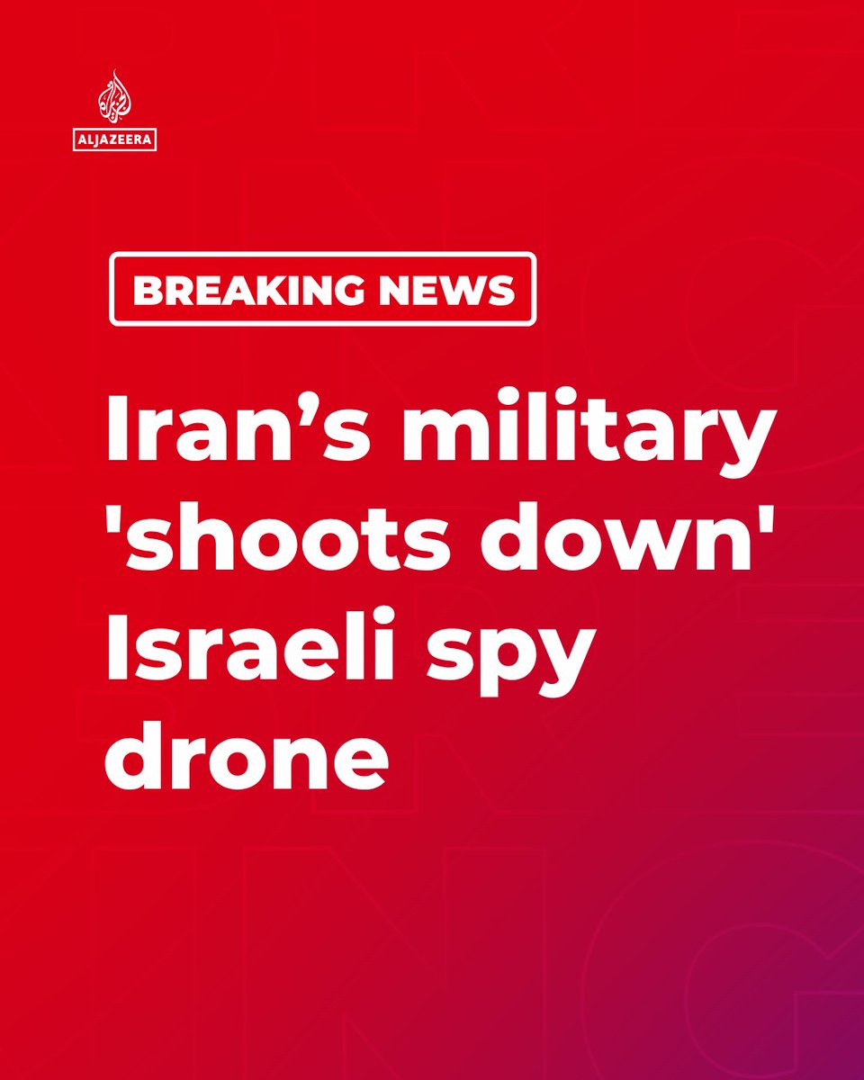 BREAKING: Irans military has downed an Israeli surveillance drone in the southern province of Hormozgan and recovered the wreckage with the help of naval forces, Irans Mehr News Agency reports.