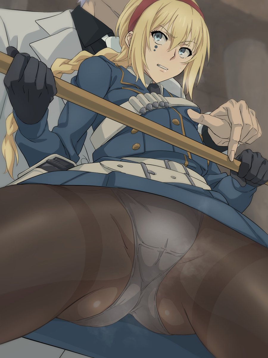 棒切れで吸血種に挑むアニー 