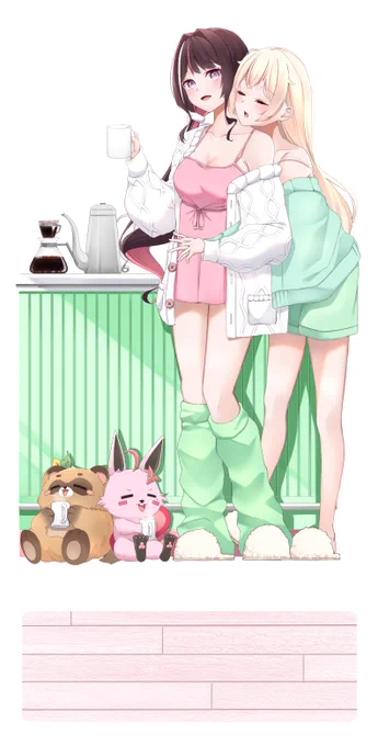 5/17(日)に開催されたホロクル11thで頒布した、あずいろ ビッグアクリルスタンドの販売がメロンブックスさんで通販開始しています! ぽこべぇと開拓者もいてとてもかわいらしいものとなってます～ 是非お手に取ってください!!