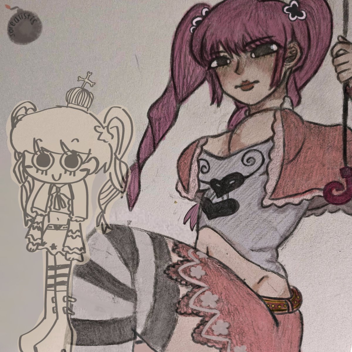 sorealistis's tweet photo. PERONA! 👻 #ONEPIECE〜 #ONEPIECE #OPFA #perona https://t.co/lupclgICvJ
