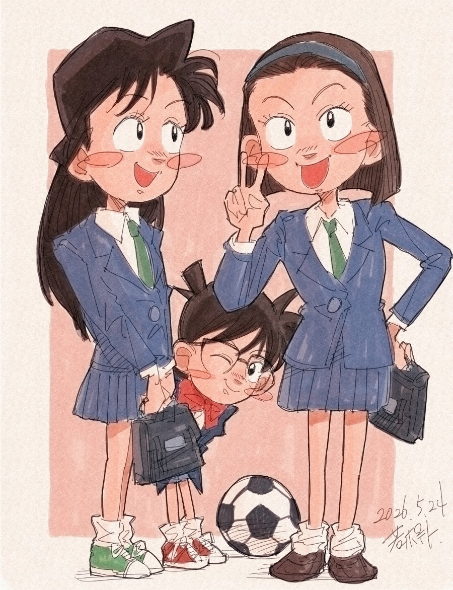 waka_poteto90's tweet photo. #名探偵コナン #イラスト 
お調子者でミーハーな親友✨ https://t.co/uc4J4Dzx5m