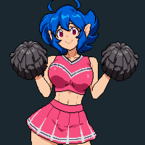 YoukaiPainend's tweet photo. Emi Cheerleader Ban @TheTwistedGrim https://t.co/3Wro1EDJej