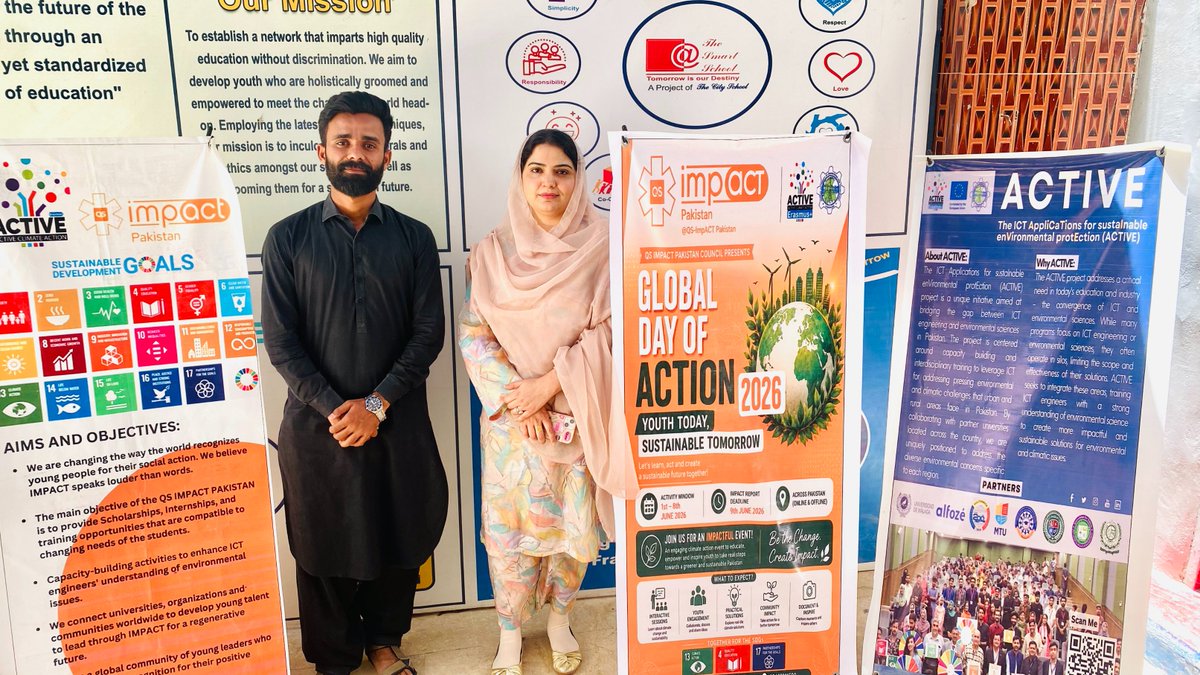 QSimpactpak's tweet photo. 🌍𝐆𝐥𝐨𝐛𝐚𝐥 𝐃𝐚𝐲 𝐨𝐟 𝐀𝐜𝐭𝐢𝐨𝐧 𝟐𝟎𝟐𝟔|𝐂𝐥𝐢𝐦𝐚𝐭𝐞 𝐄𝐝𝐮𝐜𝐚𝐭𝐢𝐨𝐧 𝐟𝐨𝐫 𝐭𝐡𝐞 𝐍𝐞𝐱𝐭 𝐆𝐞𝐧𝐞𝐫𝐚𝐭𝐢𝐨𝐧 In recognition of Global Day of Action 2026, QS Impact Pakistan proudly organized a Climate Change Awareness Session at The Smart School,Campus Hyderabad https://t.co/2pwaQ4q574