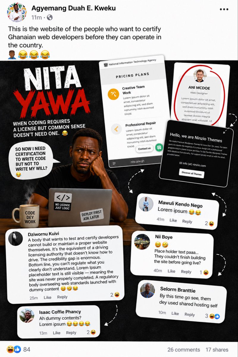 kaycodjoe's tweet photo. @samgeorgegh Arrogance is not constitutional authority.

The moment government officials start dismissing legitimate public concern as “bandwagon noise” and “spurious claims,” while hiding behind aggressive press releases instead of humble constitutional clarity, something dangerous begins creeping into governance.

You do not regulate a digital economy by sounding irritated that citizens dared to read the law too.

That tone is exactly what alarms people.

Because democracies decay quietly when public servants begin behaving like irritated landlords of state power instead of temporary custodians under constitutional limits.

Nobody is attacking technology.

People are questioning whether Ghana is slowly building a permission-based digital economy where innovation survives only after paying tribute to layered bureaucratic gatekeepers.

That concern is legitimate.

A ministry that truly feels constitutionally secure does not respond like a wounded empire caught sweating under bright civic scrutiny.

It responds with precision, restraint, humility, and clear statutory grounding.

Not contempt.