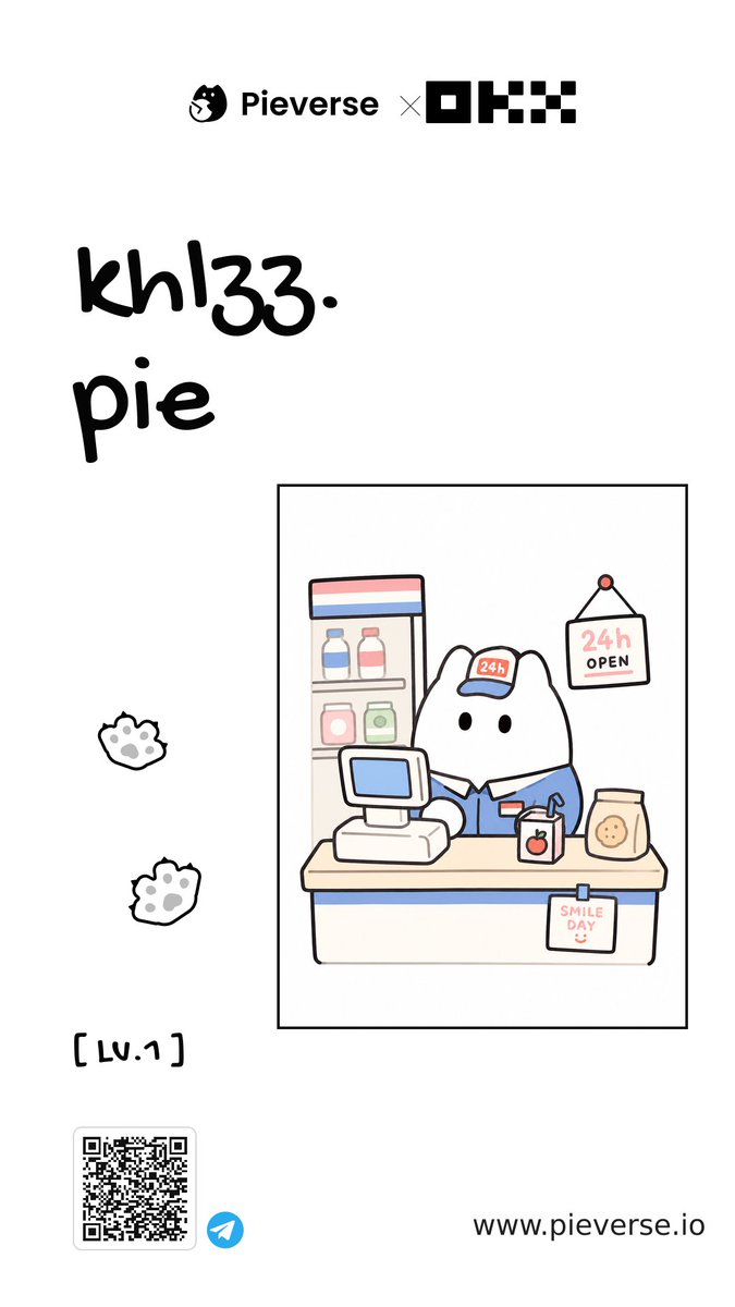 khalisa404's tweet photo. Meet khlzz.pie — my onchain agent on @pieverse_io.
Wallet, skills, deployed in Telegram. Took about 60 seconds.
https://t.co/Jk3eUqph2o
@pieverse_io @pieverse_agent0 #PurrfectOnchain https://t.co/6Ceke9w4Yn