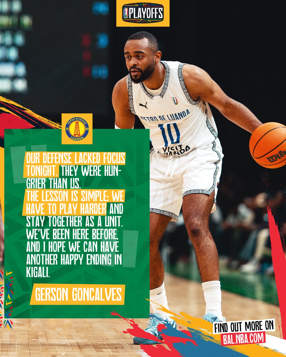 theBAL's tweet photo. “They were hungrier than us, we need to be better as a unit.”  
Gerson Gonçalves after 🇦🇴 Petro fall short in Game 1.  
Read more → https://t.co/XRw9JPep1W https://t.co/OnNeHrKtOV
