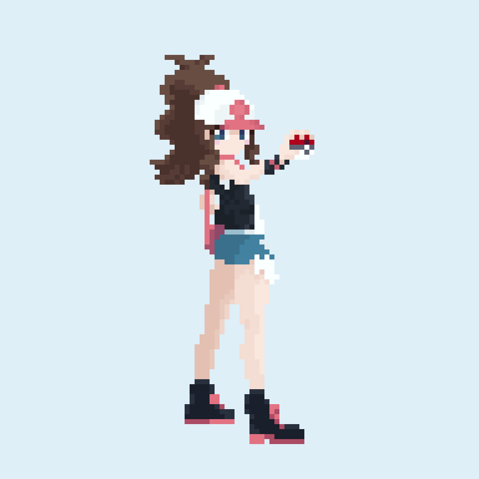 castle_bear's tweet photo. トウコ (Hilda)
#ドット絵 #ポケモン #pixelart #Pokemon https://t.co/ctnooDu7HS