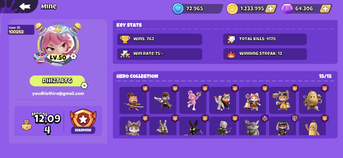 dhiizt's tweet photo. Almost 5 days grinding @DebellumArena Playtest. 

I think I'm too addicted 😭
Should I go see a doctor? This game is way too addictive 🤣 https://t.co/sw89tILpij