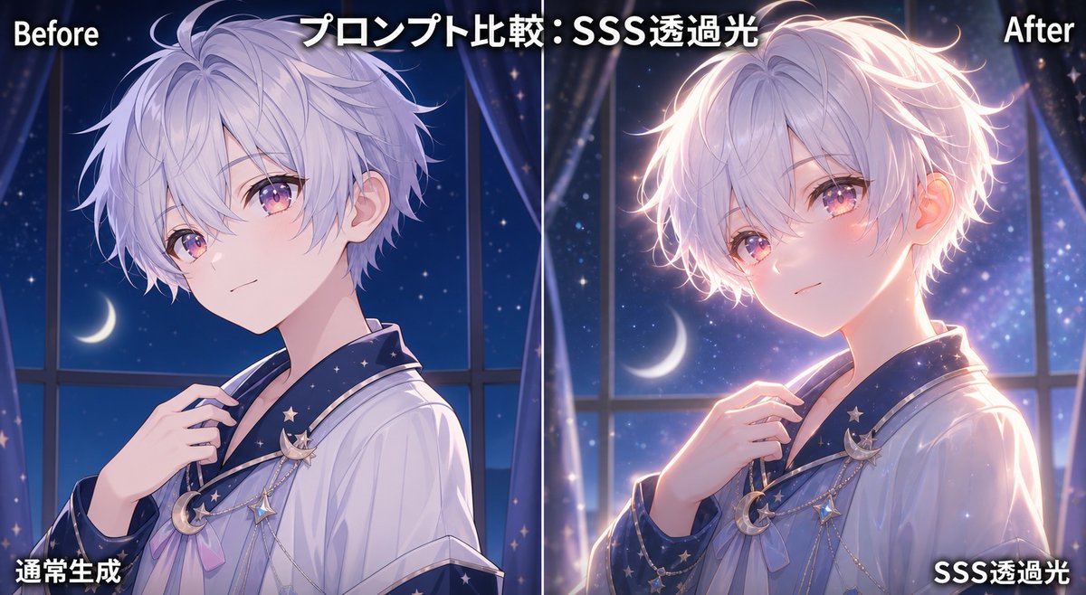 SSS Translucent Light Comparison