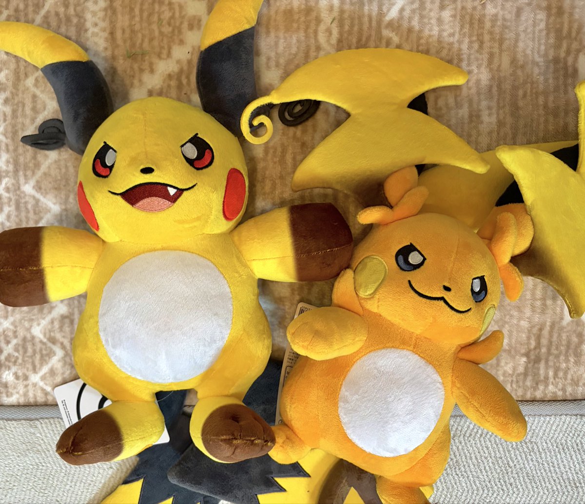 ポケセンオンライン戦利品の時間だ！ メガライチュウたちのぬいぐるみ