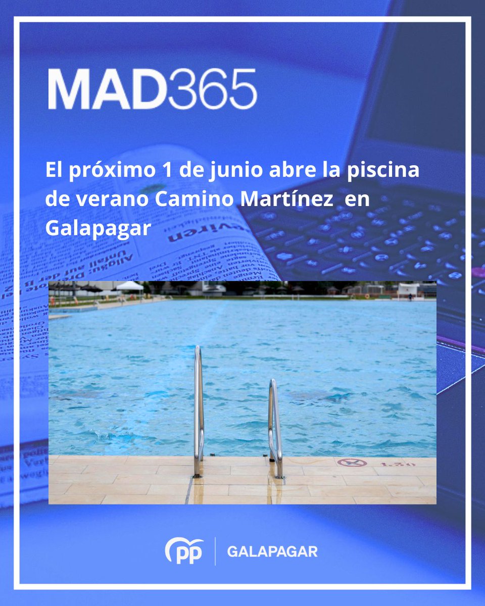 PPGalapagar's tweet photo. 🗞 La semana en 6 titulares 

🏊‍♂️ El próximo 1 de junio abre la piscina de verano Camino Martínez  en Galapagar 

💃 Galapagar celebra el Encuentro Folklórico Castellano y el X Maratón de Cuentos con un fin de semana repleto de actividades https://t.co/93f8Ors8Iu