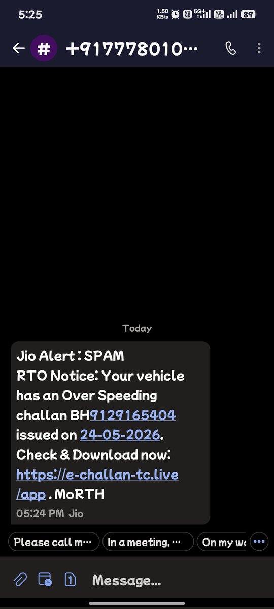 volumeshocker's tweet photo. 🚨 FRAUD ALERT 🚨
Scammers are now sending fake “RTO Challan” SMS with dangerous APK download links pretending to be government notices.
The website &amp; APK shown here are NOT official and can steal your banking data, OTPs, and phone access.
⚠️ Never download APKs from SMS links. https://t.co/RgzCTasuC4