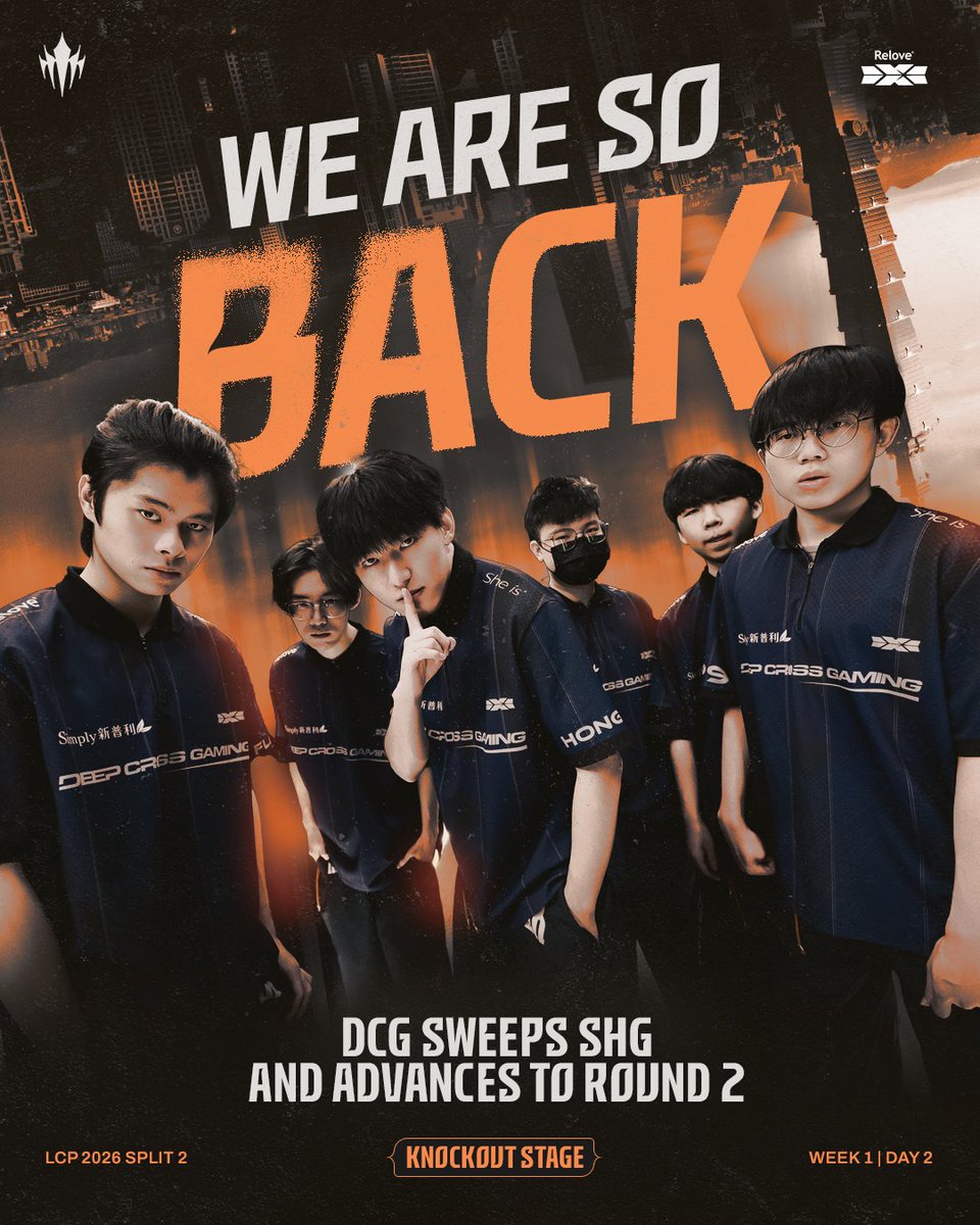 lolpacificen's tweet photo. What just happened?! 😱

@DeepCrossGaming eliminate SHG in a dominant clean sweep and advance to Round 2 of Knockouts! https://t.co/gQEG8I3Mf5