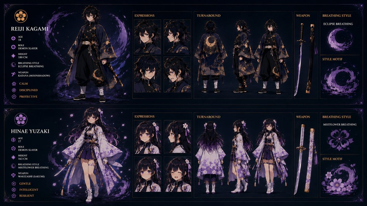 Anime Character Sheet