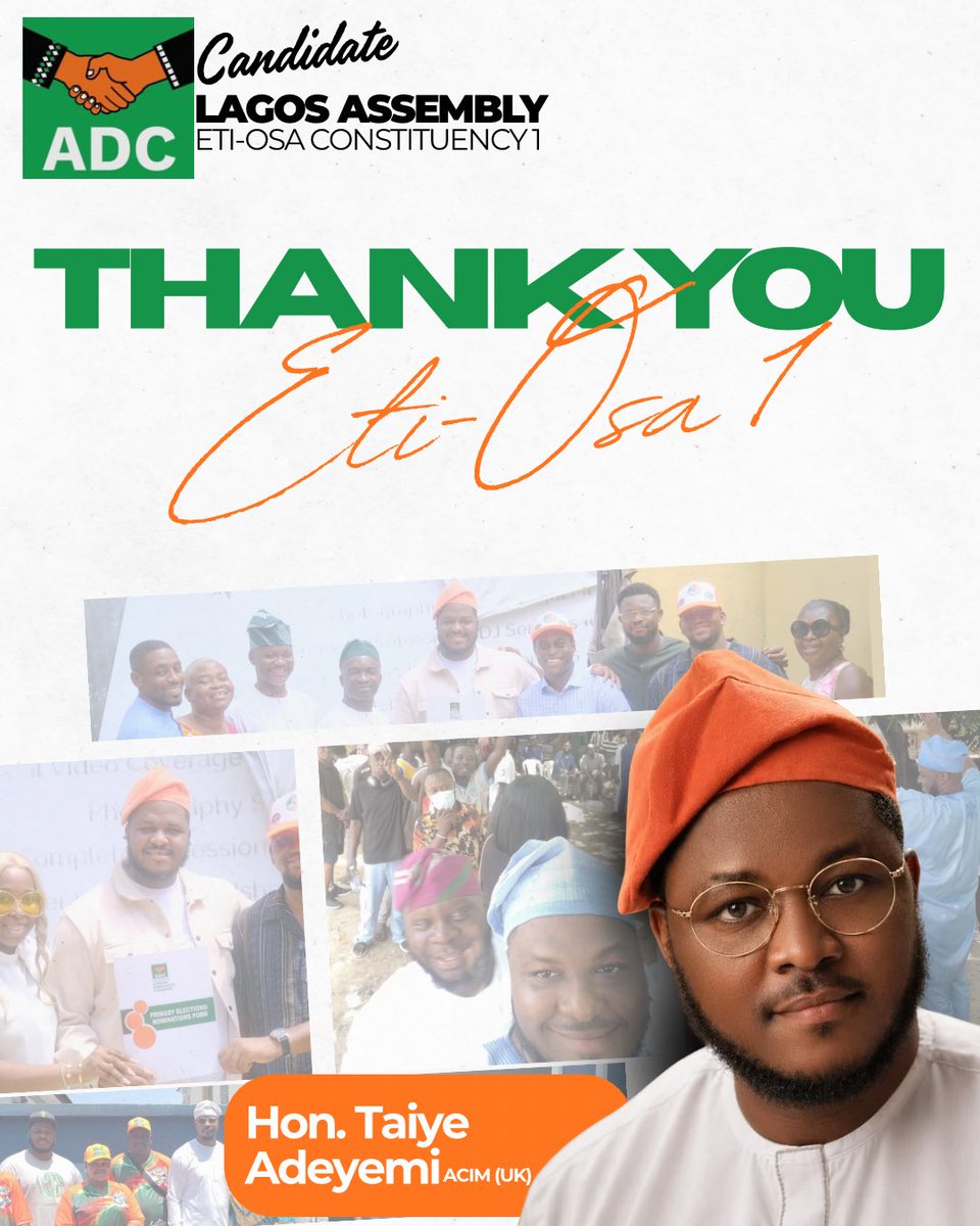 AdeyemX's tweet photo. Thank you ADC Eti-Osa 1. 
- Hon. Taiye Adeyemi https://t.co/wGRIoXrWRr