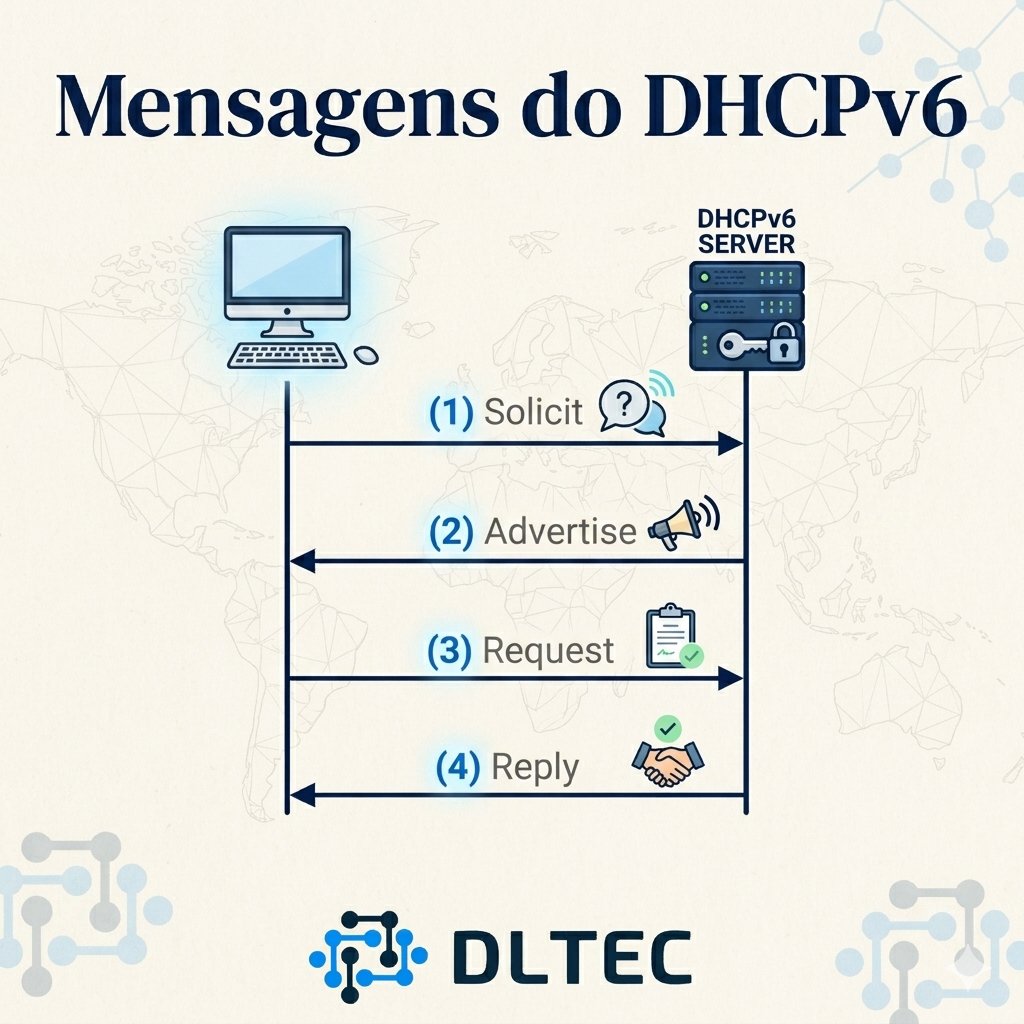 dltec's tweet photo. No IPv6 o DORA virou SARR 😀

👉 Na DLTEC você aprende os três modos, os flags, os labs e os cenários reais. Sem lacuna. Acesse https://t.co/rqAIeqUgG9.

#DHCPv6 #SLAAC #IPv6 #Redes #CCNA #DLTEC #Networking https://t.co/75l1xOPYCX