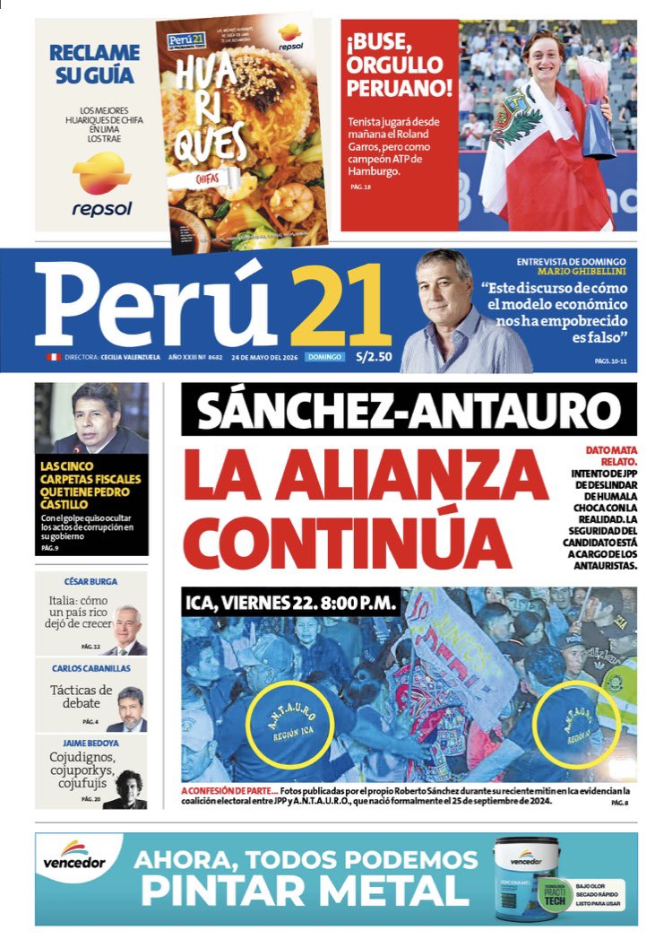 Perú21 tweet media