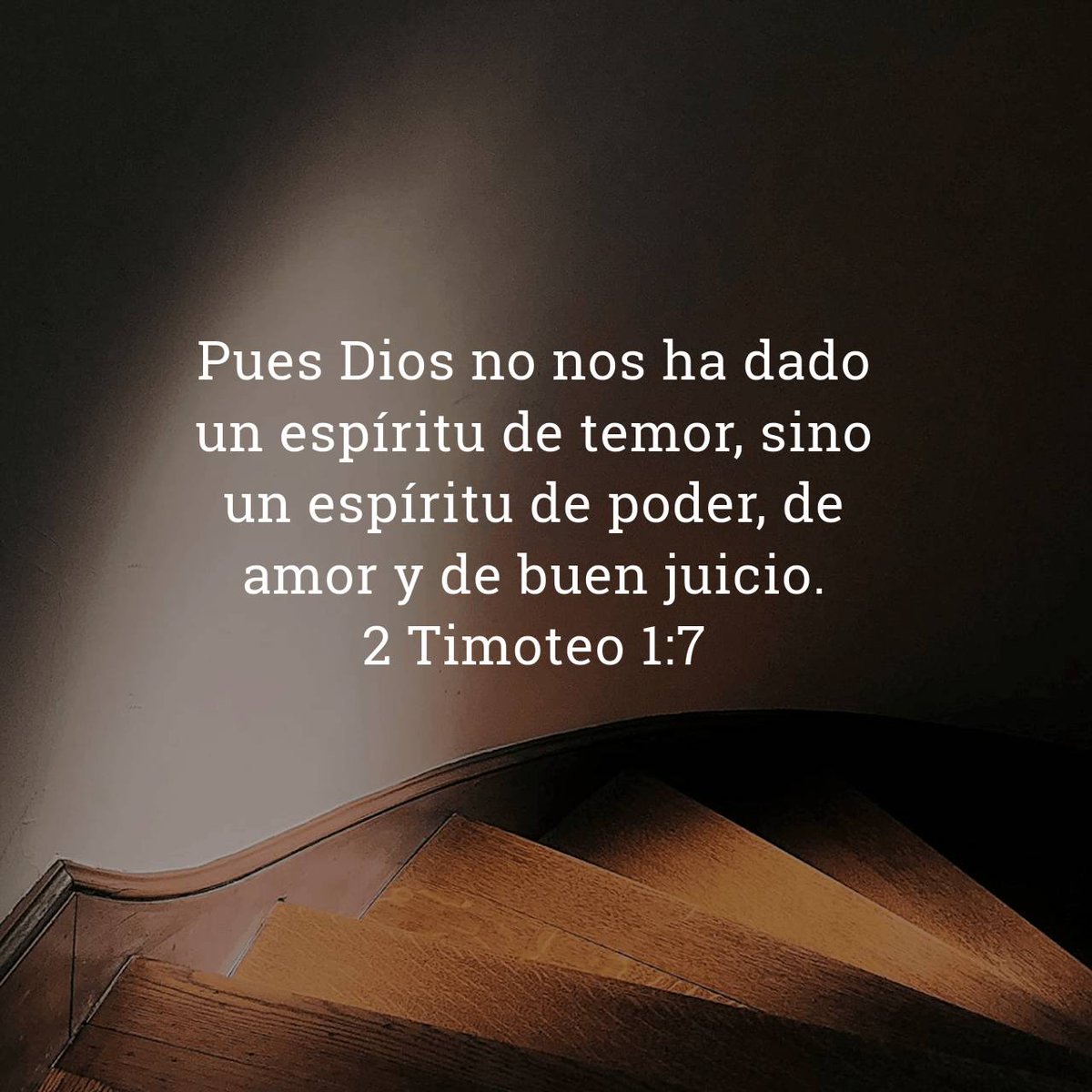 plazassierra's tweet photo. 2 Timoteo 1:7 DHH94I
[7] Pues Dios no nos ha dado un espíritu de temor, sino un espíritu de poder, de amor y de buen juicio. 

https://t.co/M1QT27H1MN https://t.co/vFX7iFMCRx