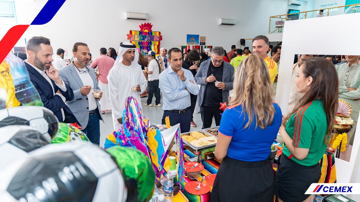 CemexUAE's tweet photo. The excitement, energy, and team spirit across our workplaces reflected the true strength of our people and the diversity that unites us every day. https://t.co/Jtc8CVqp6Z