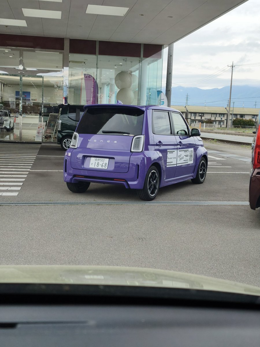 どこのヤンキーが入庫してるのかと思ったら試乗車でした。これが