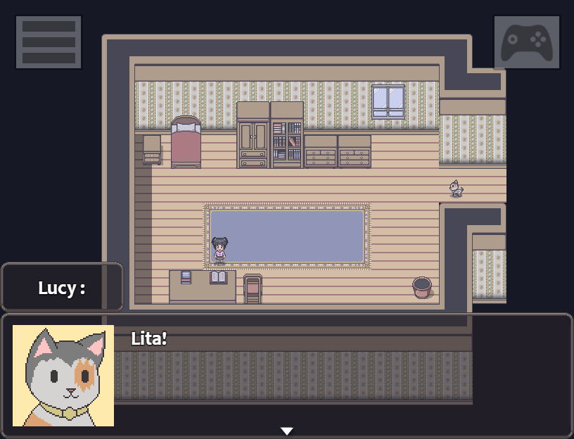 billy_bones999's tweet photo. sharing my second Game for game jam
the Story is about Lucy the cat,
an Exploring Game with several different Ending
(Free play on Web)🧸😺
.
.
Link game :
https://t.co/1aIN0Rq7Bf https://t.co/M7bV3Nnsfb