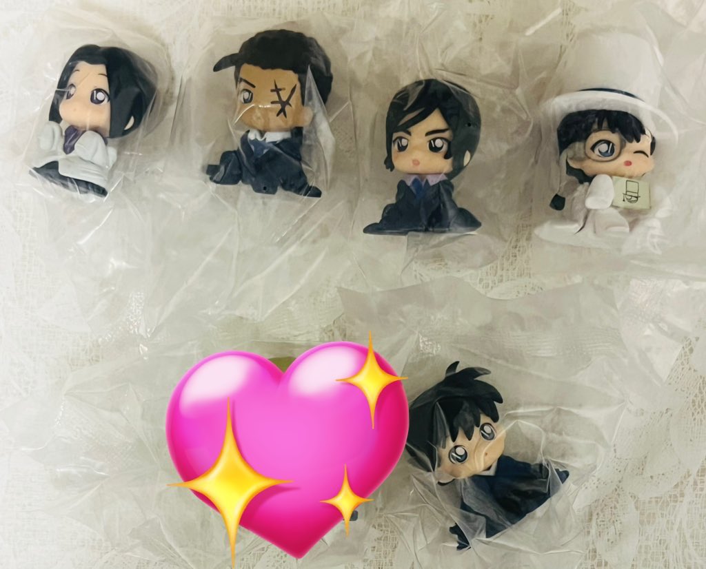 argo__1's tweet photo. 交換
名探偵コナン　ちぢませ隊
譲　⭐︎キッド、⭐︎高明、大和、上原、新一
求　⭐︎松田、千速、研二
2点〜の交換になります。
※⭐︎⇆⭐︎同士の交換になります。 https://t.co/eqPXwszZMq