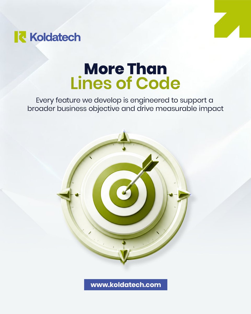 koldatech's tweet photo. More than lines of code.

A successful product is not built with code alone.
It’s built with strategy, design, performance, and user trust.

At Koldatech Studio, we combine UI/UX design, scalable development, AI integration, and business-focused thinking to build platforms that create real impact.

Because technology should do more than function.
It should move businesses forward.

#SoftwareDevelopment #AI #TechStartup #DigitalProducts #SaaS #Innovation #Koldatech #ProductDevelopment
