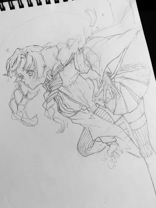 ラフを整えていく! 