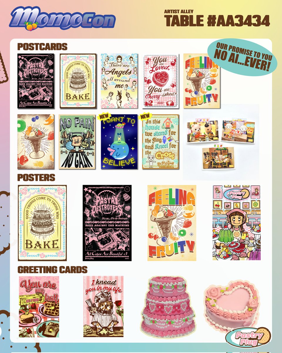 pastryplug's tweet photo. Stickers, stationery, prints, and diy craft kits ♥️ https://t.co/KnoYcNrrCK