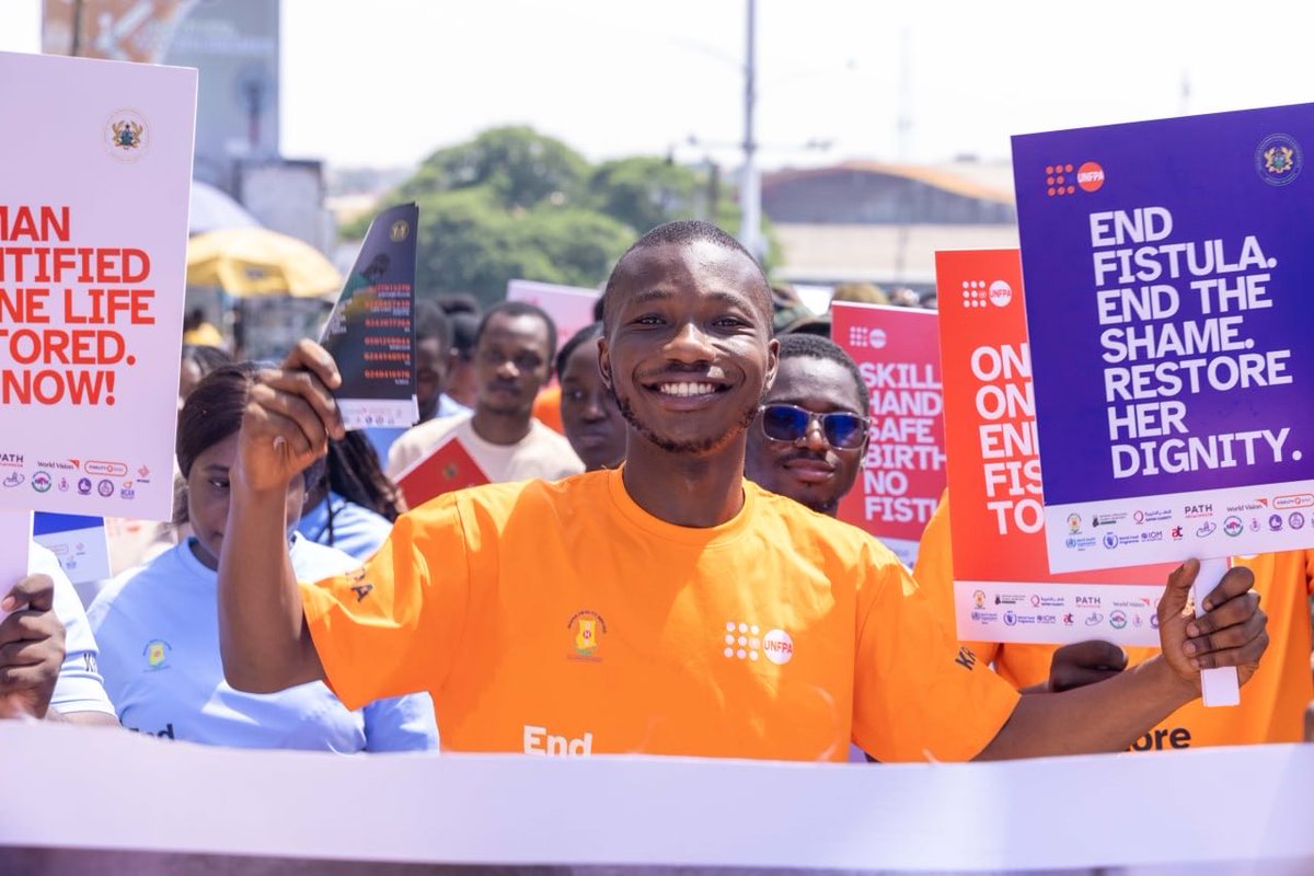 fadabernard's tweet photo. Joined the health float with United Nations Population Fund to raise awareness on Obstetric Fistula.

A reminder that safe motherhood, dignity, and access to quality healthcare matter for every woman.

#EndObstetricFistula #UNFPA #MaternalHealth #PublicHealth #HealthAwareness https://t.co/wwLRM21GJw