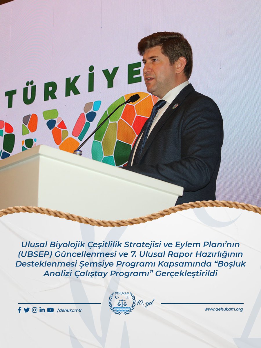 Dehukamtr's tweet photo. Ulusal Biyolojik Çeşitlilik Stratejisi ve Eylem Planı’nın (UBSEP) Güncellenmesi ve 7. Ulusal Rapor Hazırlığının Desteklenmesi Şemsiye Programı Kapsamında “Boşluk Analizi Çalıştay Programı” Gerçekleştirildi.

Detaylı bilgi için:
https://t.co/GgAlbXOl0H https://t.co/pnkx9D3DFF
