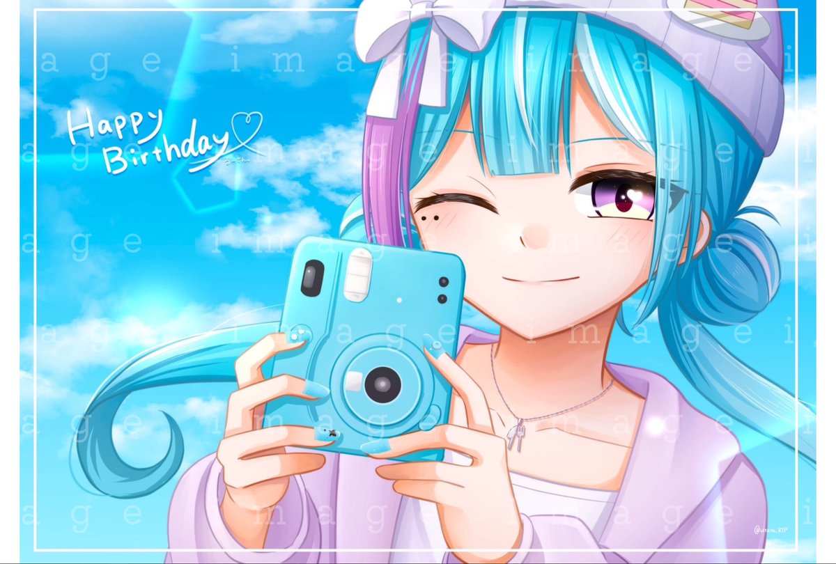 lululu_mui's tweet photo. お祝いしてくれてありがと🩵
みんなのお顔見れて嬉しかったな＞ ̫＜!!
これからもあなたと仲良くしたい、浮上しないるるだけどよろしくね

改めてうーさんから素敵なお誕生日イラストをいただいたのでみんなにも見てほしい！
るるの絵だから保存はせず見てくれなᐡっ ̫ ᴗ ̳ᐡ
@ututu_RIP @ututu_RIP2 https://t.co/PpbDlw2xg2