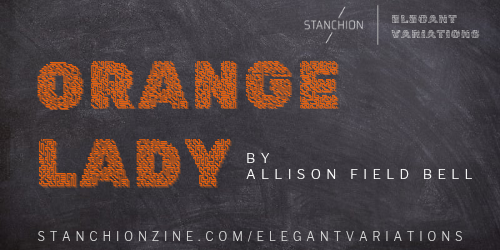 StanchionZine's tweet photo. Brand new @AFB16 on Elegant Variations tomorrow morning! I can't wait for you to meet the Orange Lady. https://t.co/ZaOdKpv5Dv