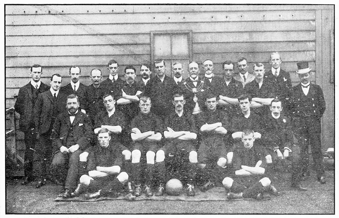 TigersEarly's tweet photo. In 1904, these men started #hcafc

None of them lived to see the Tigers make the top tier, but their ambition &amp; vision still burns just as fiercely at today's  @HullCity    

Long may it do so https://t.co/tItT4XikzL