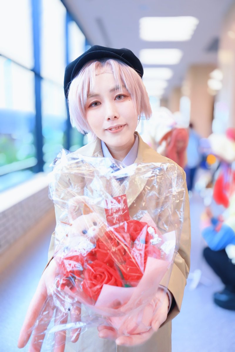 tktkichu's tweet photo. 『イベントお疲れ様です』

あんこさんにお忍びアイチュウ差し入れの姿を撮って頂きました〜！
皆さん本日はラブチュウお疲れ様でした🫶

📸@ancscame https://t.co/RTifpe7gdP