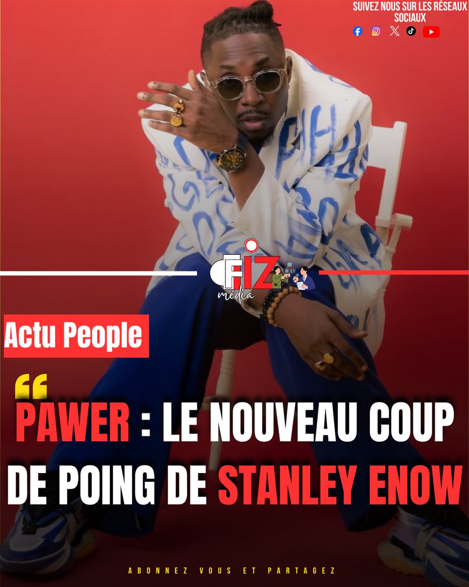 fizmedia_online's tweet photo. Le King Kong @StanleyEnow est de retour avec #Pawer ! 🔥 Un gros missile, mais qui relance le débat :
Pourquoi Stanley est-il souvent plus validé à l'international qu'au Cameroun ? Trop en avance sur son temps ou déconnecté du public local ? 🇨🇲🤔
Pawer👉🏼 https://t.co/YnGfDpqmCz https://t.co/cLeYDDOBQz