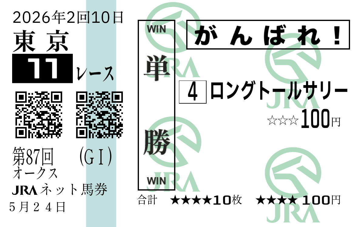 SDoitboy's tweet photo. ネット馬券に「がんばれ！」がつくようになったのは地味に嬉しい。
しかしオークスは歴史的な出来事になりましたね
これで実況が藤原菜々花さんだったら完璧だったのに
#オークス
#今村聖奈 https://t.co/yu2HNIuB5t
