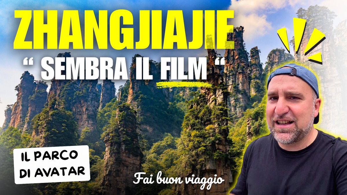 DiDirie's tweet photo. Buona domenica a tutti. Primo vlog del parco di Zhangjiajie 🌳 

🔗 Link video: https://t.co/MzbunFpiIB

#zhangjiajie #cina #viaggioincina #avatar #faibuonviaggio #consiglidiviaggio #vlog https://t.co/pVNY66n2NR
