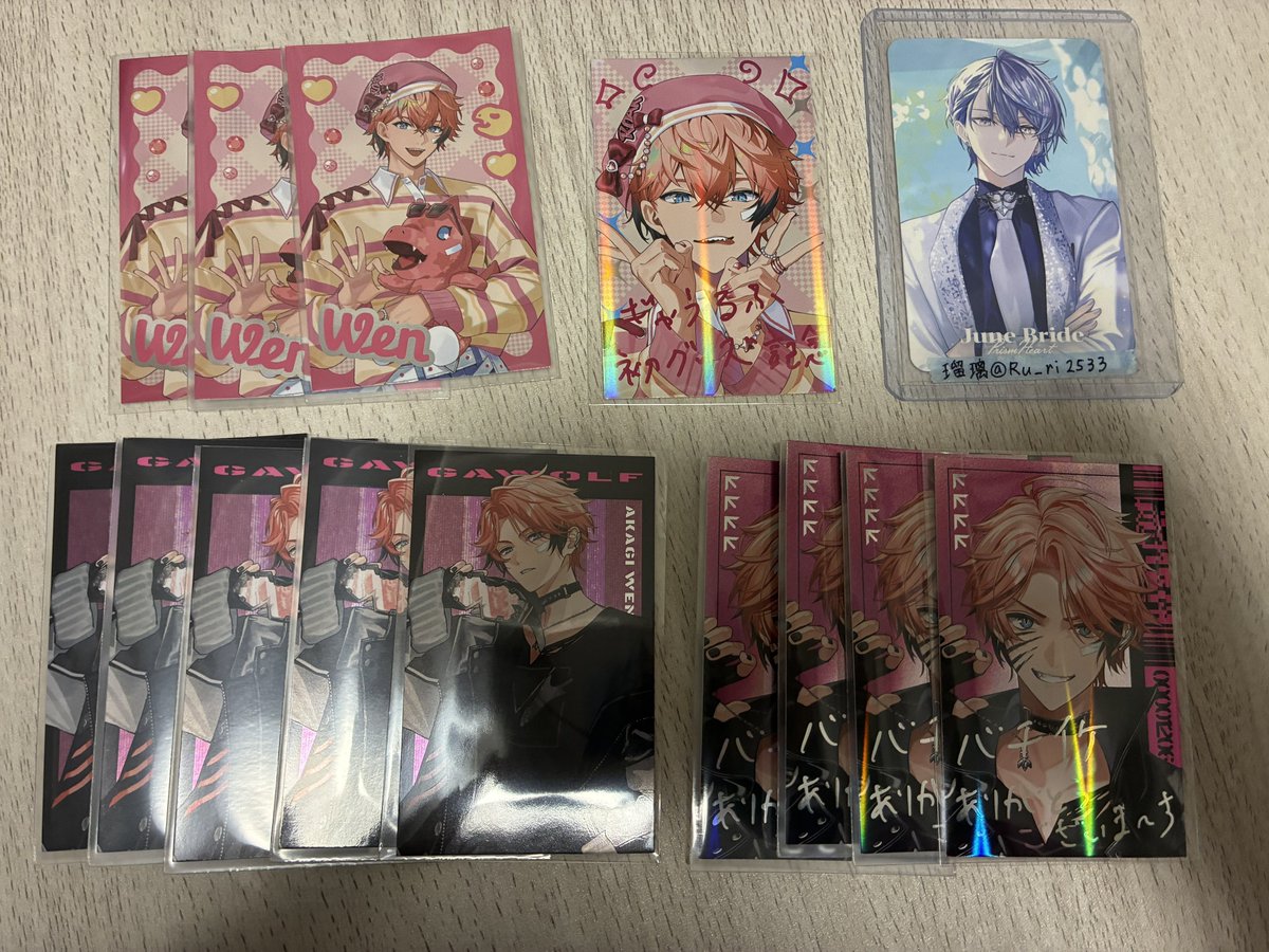 Ru_ri2533's tweet photo. 【交換】にじさんじ ぎゃうるふ ランダムチェキ風カード チェキ

譲)画像参照

求)同種IDカードの方

同レア同士の交換
郵送(2枚~)または横浜駅手渡し
⚠️初回お取引プロカ必読 https://t.co/t4DP0DpSv7