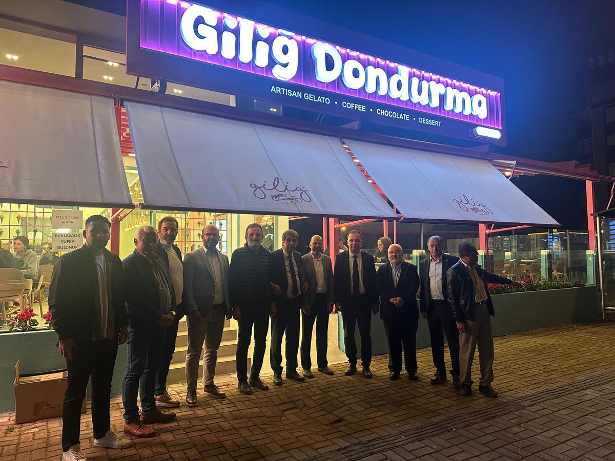 aliadnankaya's tweet photo. KORKUTELİ E. Belediye Bşk. kıymetli kardeşim @HasanGokce07 'nin Döşemealtı'da açmış olduğu "GİLİĞ DONDURMA" işletmesine,Korkuteli İlçe Bşk.Ali ATEŞ  ,geçen dönem İlçe Bşk.ım Cemal TINKAZ,il divanı ve İlçe yönetim kurulu üyelerimizle birlikte hayırlı olsun ziyaretinde bulunduk. https://t.co/Qvm9kvl1Mf