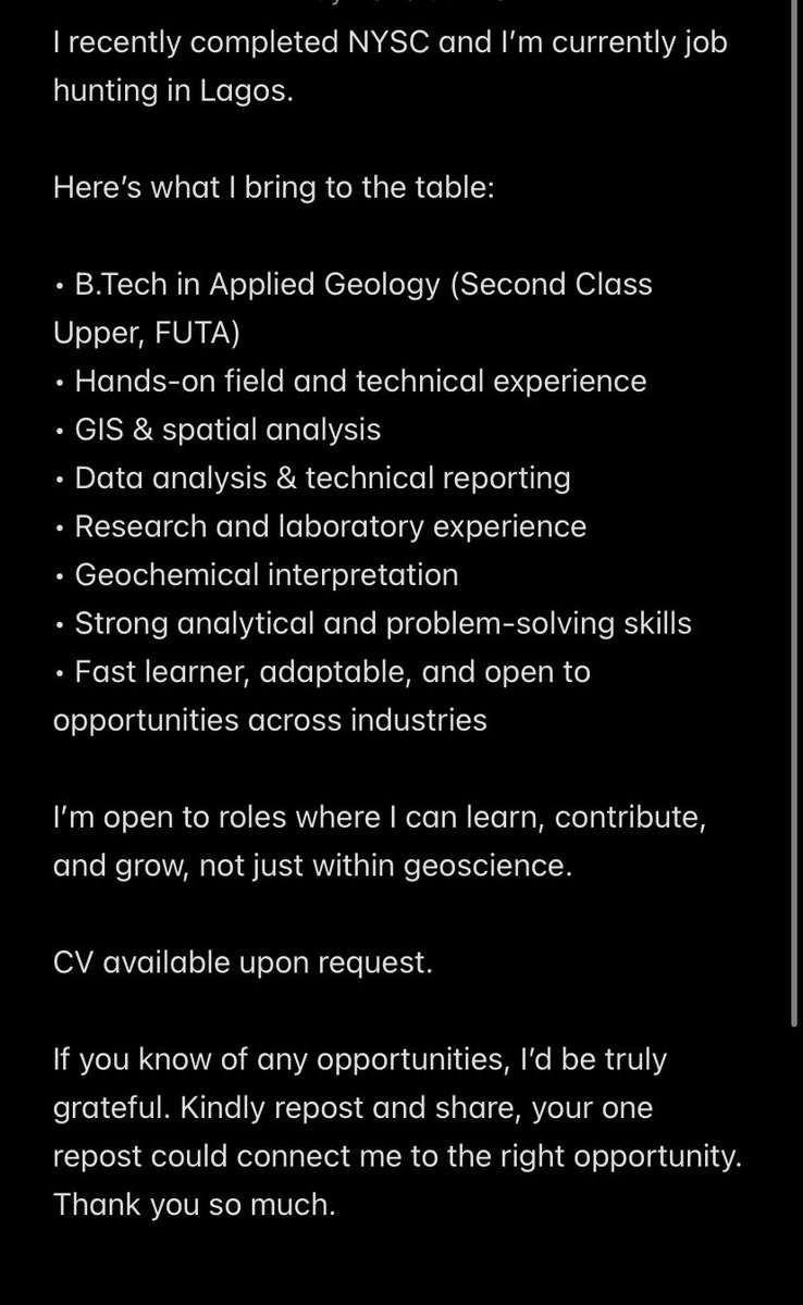 YemisiAdemi's tweet photo. I’m putting this out there with hope 🤲🏻🥺. Please kindly Read, Repost and refer me. https://t.co/Lcqf6p2ImG