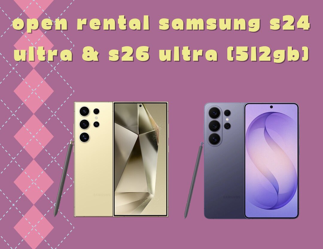 Rental S24 S26 Ultra LS PB Telezoom tweet media