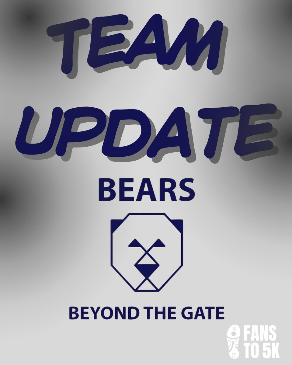 FansTo5k's tweet photo. 🏉 Huge thanks to @BearsBeyondGate 🙌
Not only great podcast content for Bears fans… now giving supporters a badge they can proudly represent in the next #FansTo5K #HealthyRivalry 👊
The big question now… can Bears fans beat #Bath fans this summer? 👀🏉
💥 Shots fired. https://t.co/5vPVr1B4J9