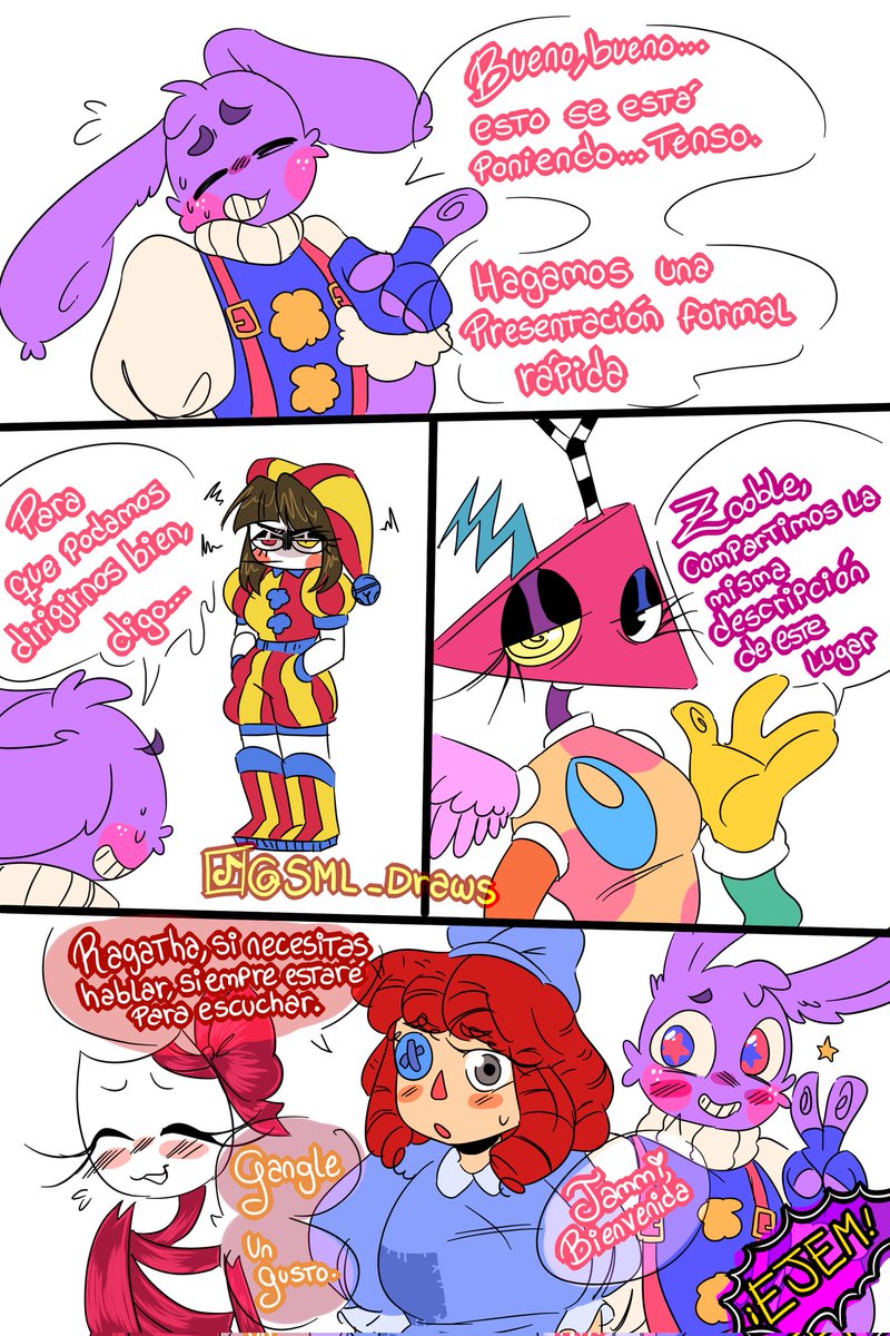 SML_draws's tweet photo. (10-/)

#tadc #theamazingdigitalcircus #digitalcircus #evilpomni #ragatha #gangle #zooble #jammi #pox #fanart https://t.co/GGmfla3FLg