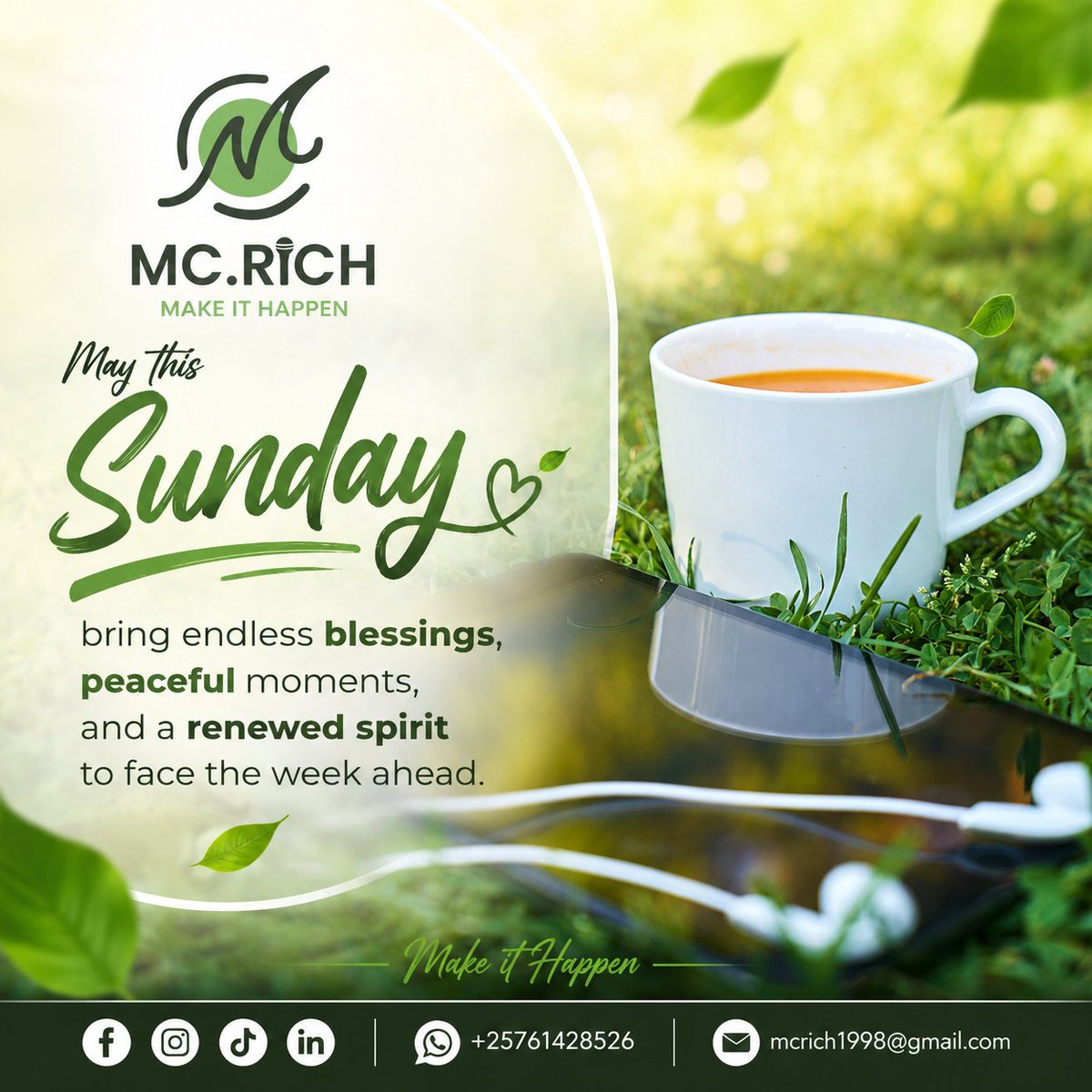 mc_rich1's tweet photo. #Happy #Sunday to everyone
May this Sunday bring endless blessings, peaceful moments and a renewed spirit to face the week ahead

#mcrich #summer https://t.co/SPQmvONLpO