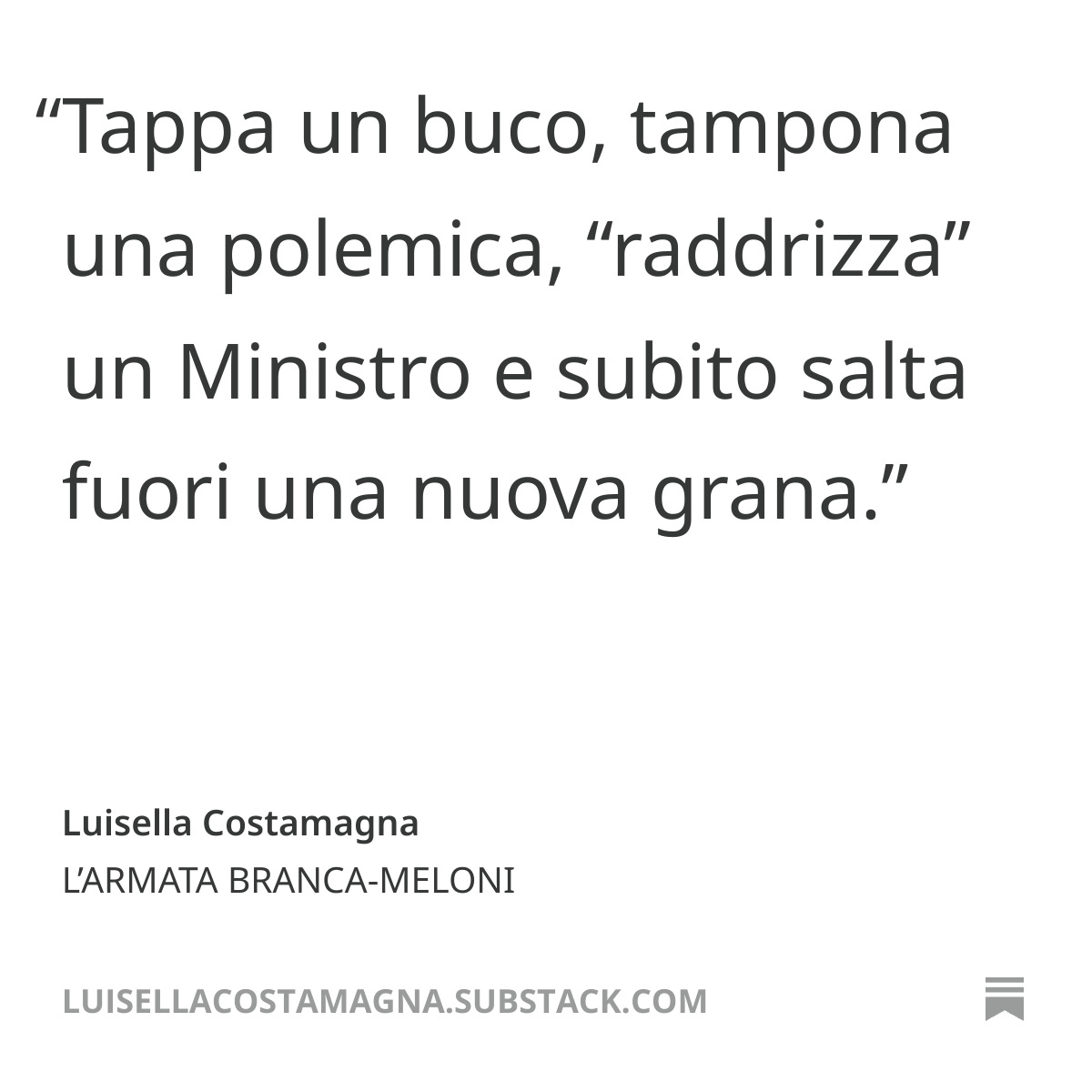 luisella costamagna tweet media
