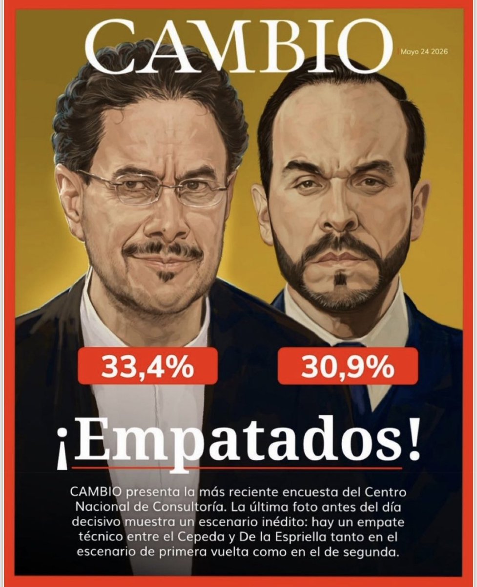 drsergioarada's tweet photo. @_RevistaCambio 
@ABDELAESPRIELLA 
Presidente https://t.co/mDhgJJjwtS
