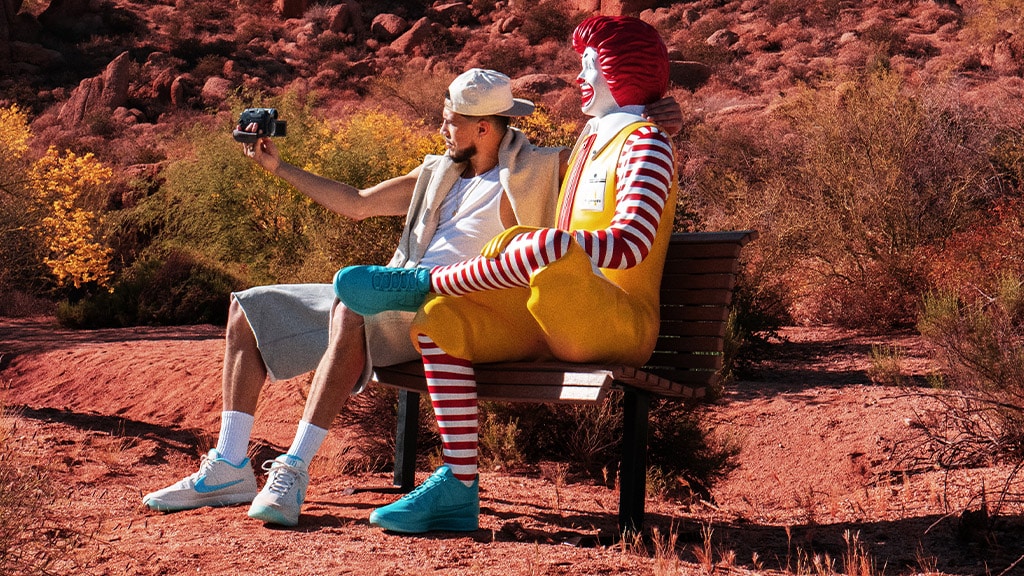 asonflower's tweet photo. Sedona’s Cathedral Rock vandalized…
Cathedral = Church
Vortex = storm/swirl of energy
Tesla’s 3-6-9 = key to the universe (Vortex Math).
Meanwhile Ronald McDonald vibes peacefully on a bench in the same red rocks — teal shoes nodding to Sedona’s teal McDonald’s.
Teal is in Tesla.
Don’t mess with the vortex.
The storm is coming. 🌩️🌀⚡