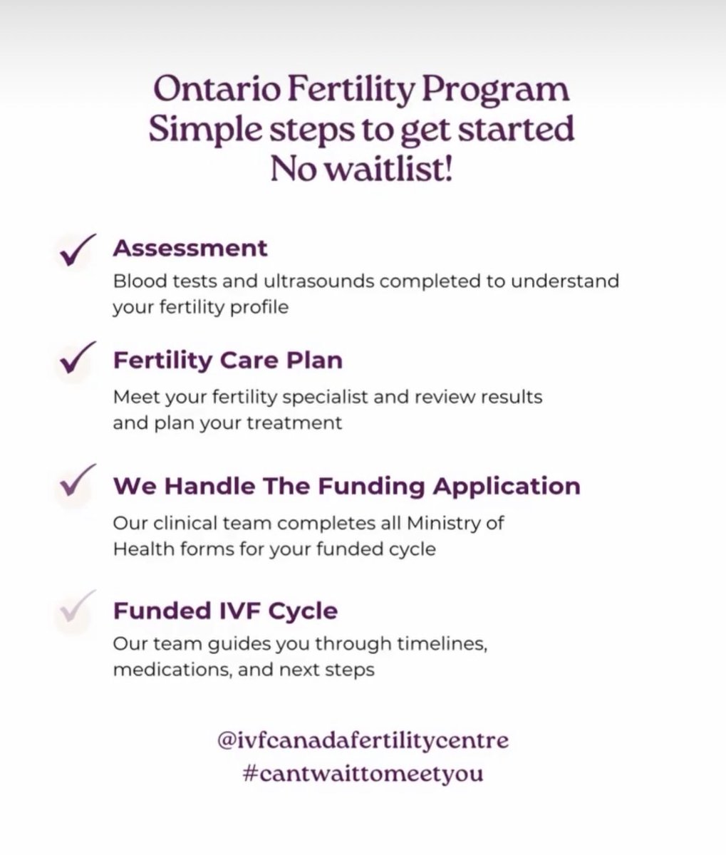 CanadaIvf's tweet photo. Trying to grow your family? We have no waitlist. IVF Canada + Ontario Fertility Program helps make fertility care more accessible by funding eligible treatments and giving hope to individuals and couples on their journey to parenthood. https://t.co/AguEvFtmtG https://t.co/QIrDj079F8