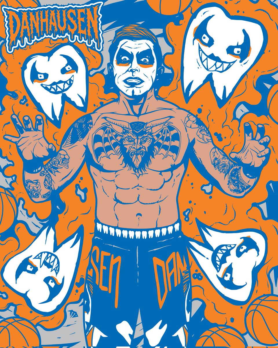 TTDWrestling's tweet photo. YOU... ARE... UNCURSED! 

#danhausen #knicks #ttdwrestling #majorwfpod #collectmajor https://t.co/SZ7a85mLQP